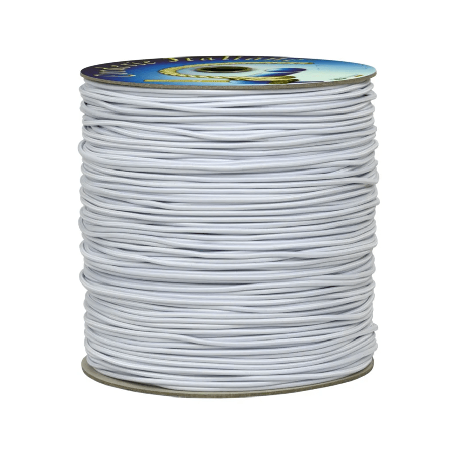 CORDONCINO ELASTICO BIANCO MM.6 MT.10
