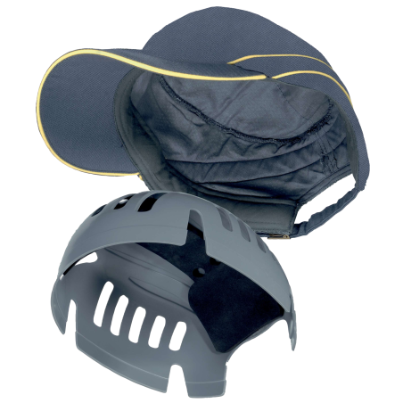 CASCHETTO C/VISIERA AIRCOLTAN BLU/NERO