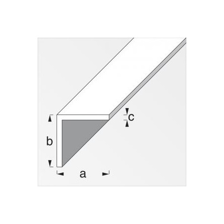 ANGOLARE PVC 10*10*1 MT.2,5 BIANCO 16480