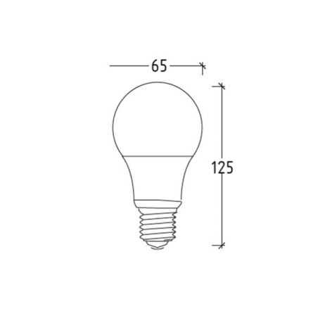 LAMPADA LED GOCCIA 15W E27 6500K 500767D