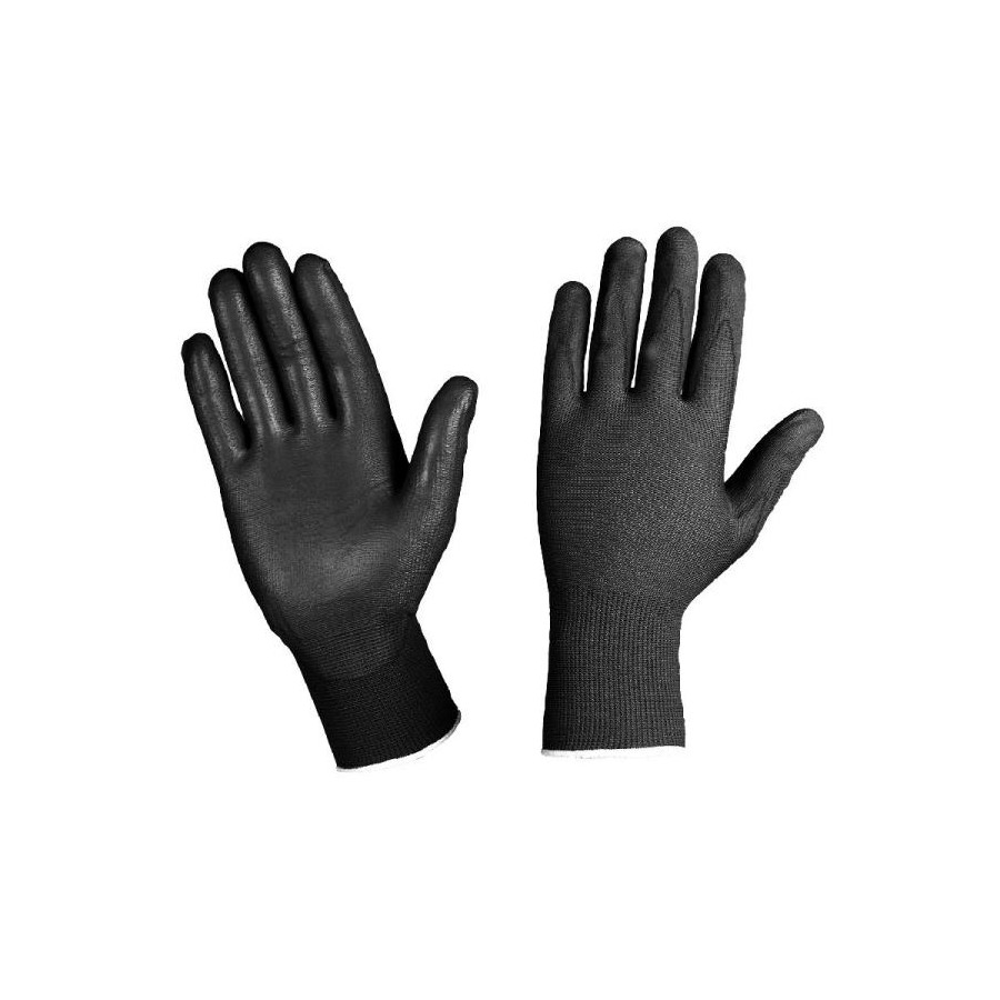 GUANTI POLIURETANO NERO 500P ECO 10 (XL)