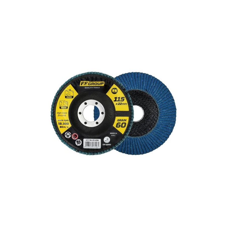 DISCO LAMELLARE 115 GR. 60 F.22 43456