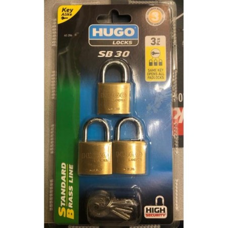 HUGO LUCCHETTO MM.30 IN KA 3PZ 5CHIAVI 60286