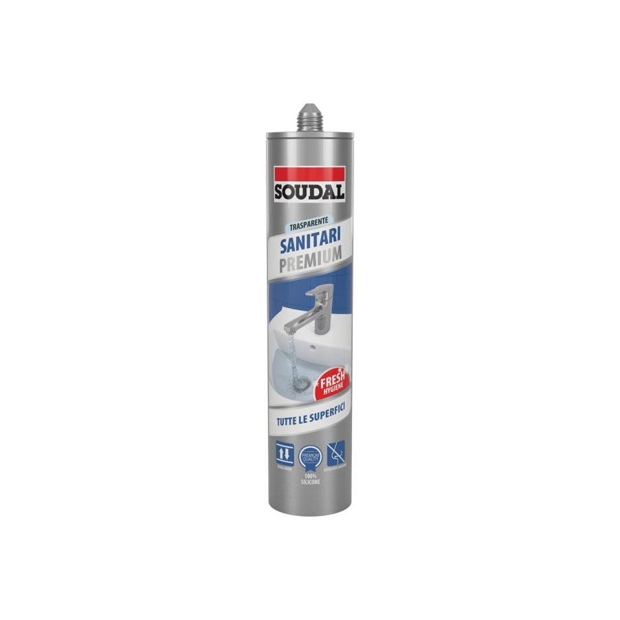 SOUDAL SILICONE SANITARI PREMIUM BIANCO ML.300 152099