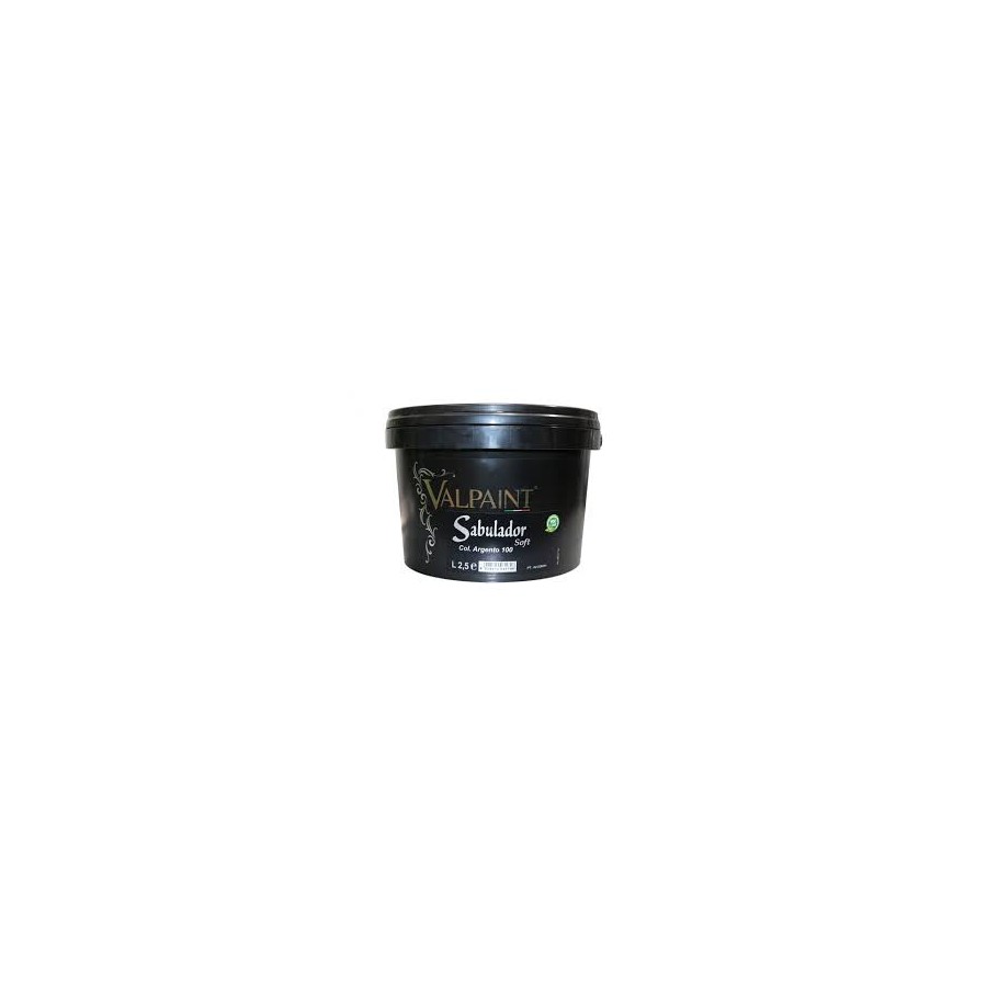 VALPAINT SABULADOR SOFT LUX ARGENTO 100 LT.2,5