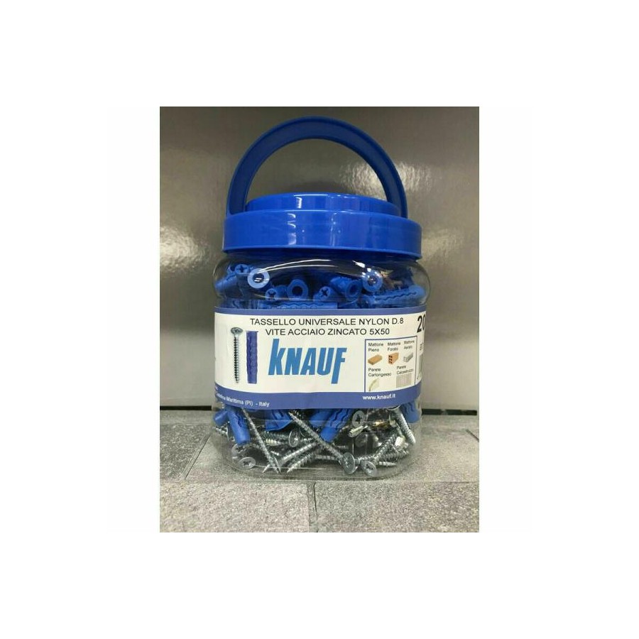 KNAUF TASSELLO UNIV. C/V 8*40 200PZ BARATT.601554