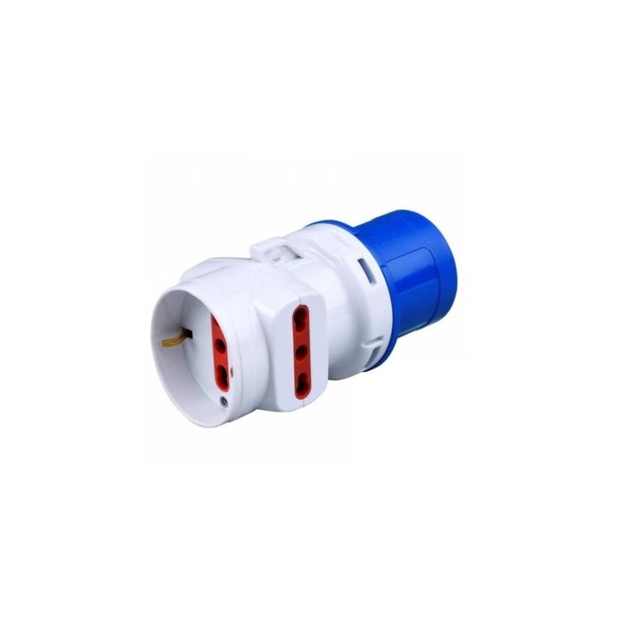 ADATTATORE SPINA CEE A 1 SCK+2 BIP 1878