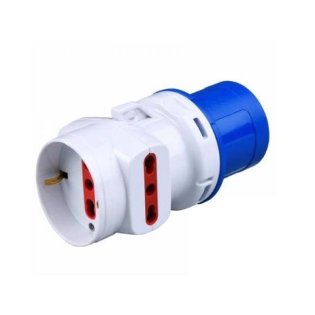 ADATTATORE SPINA CEE A 1 SCK+2 BIP 1878