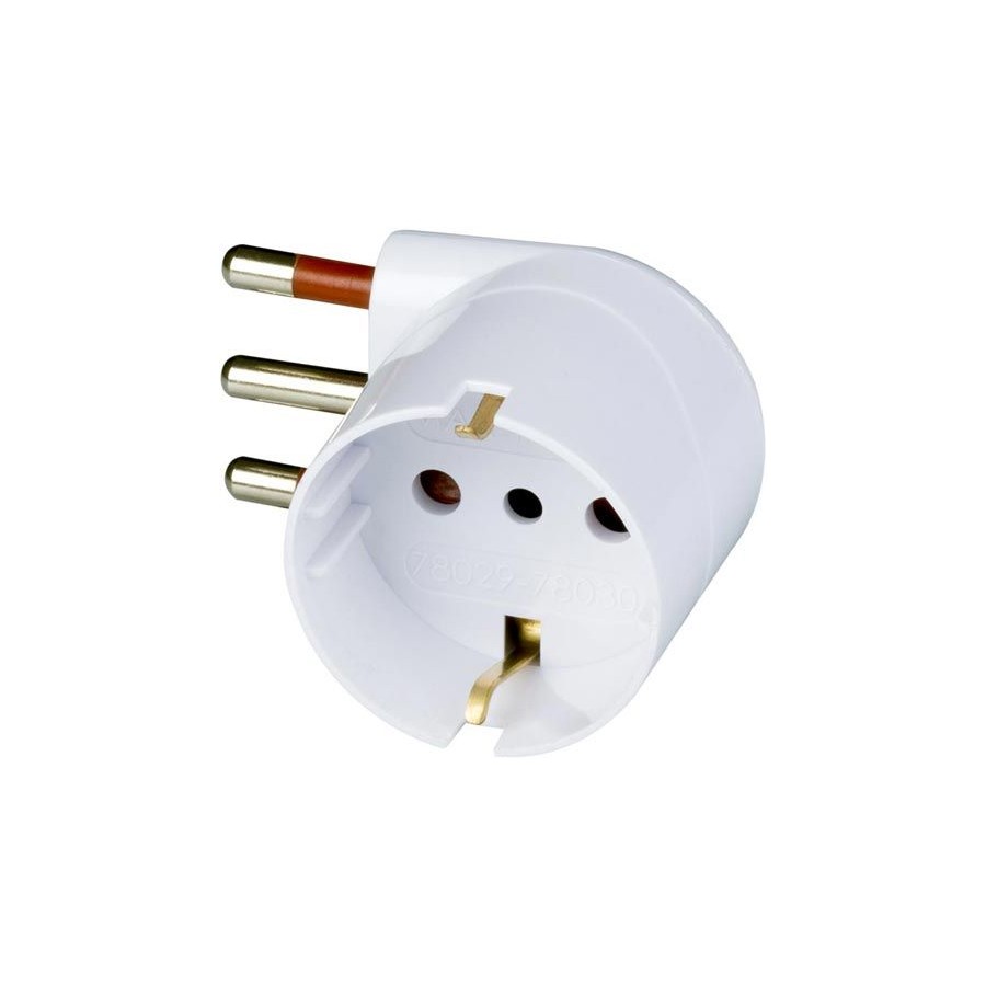 ADATTATORE SPINA/PRESA SCH 16A 90° RS78029