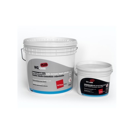 GATTOCEL WG-CEM PLUS GUAINA CEMENTIZIA GRIGIA BIC. KG20 A+B 