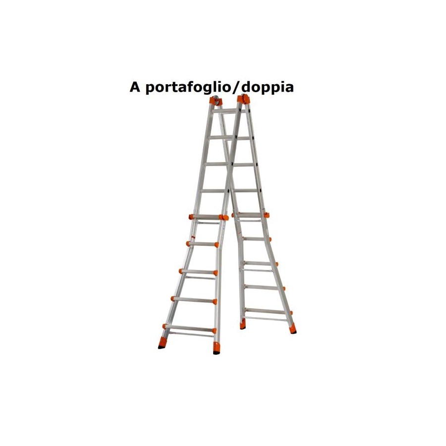 SCALA TELESCOPICA ALL 5+5 AL040 GIGANTE