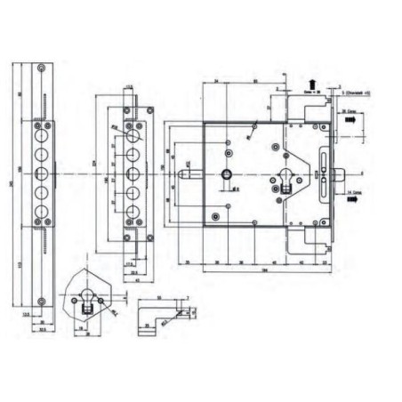 SERRATURA POTENT 1900 N4 CIL/S CIL.EU+DE