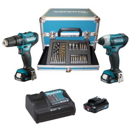 TRAPANO BATT.MAKITA CLX228SAX2 HP333D+TD110+23ACC