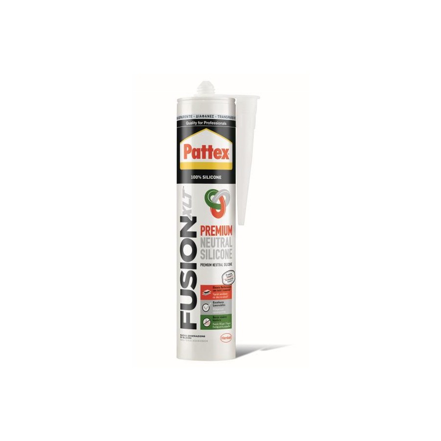 SILICONE FUSION XLT TRASPARENTE ML.300