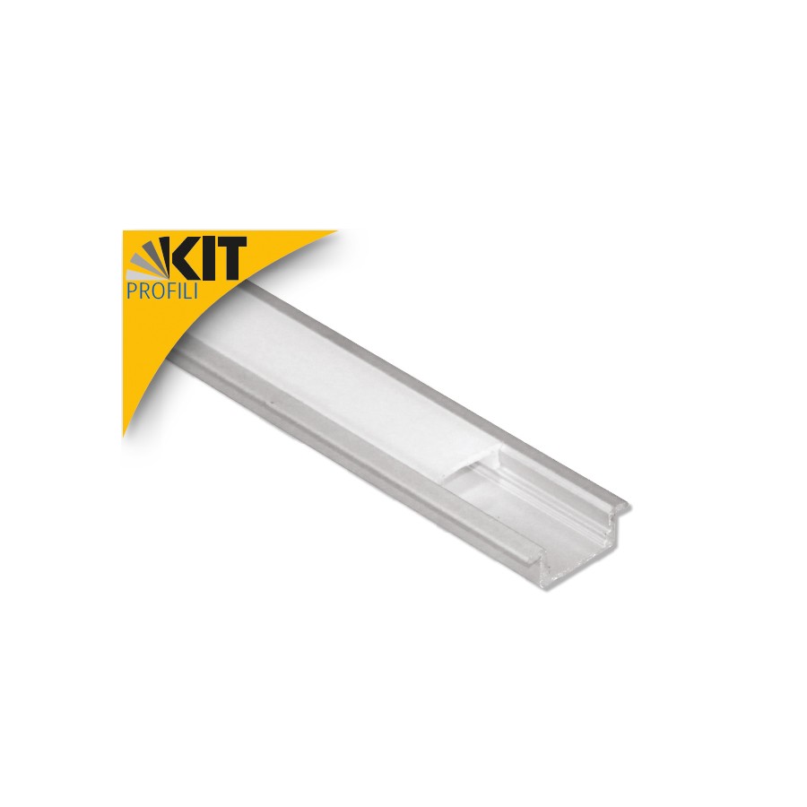 KIT PROFILO LED C/FLANGIA ALL+COVER MT.2 400930