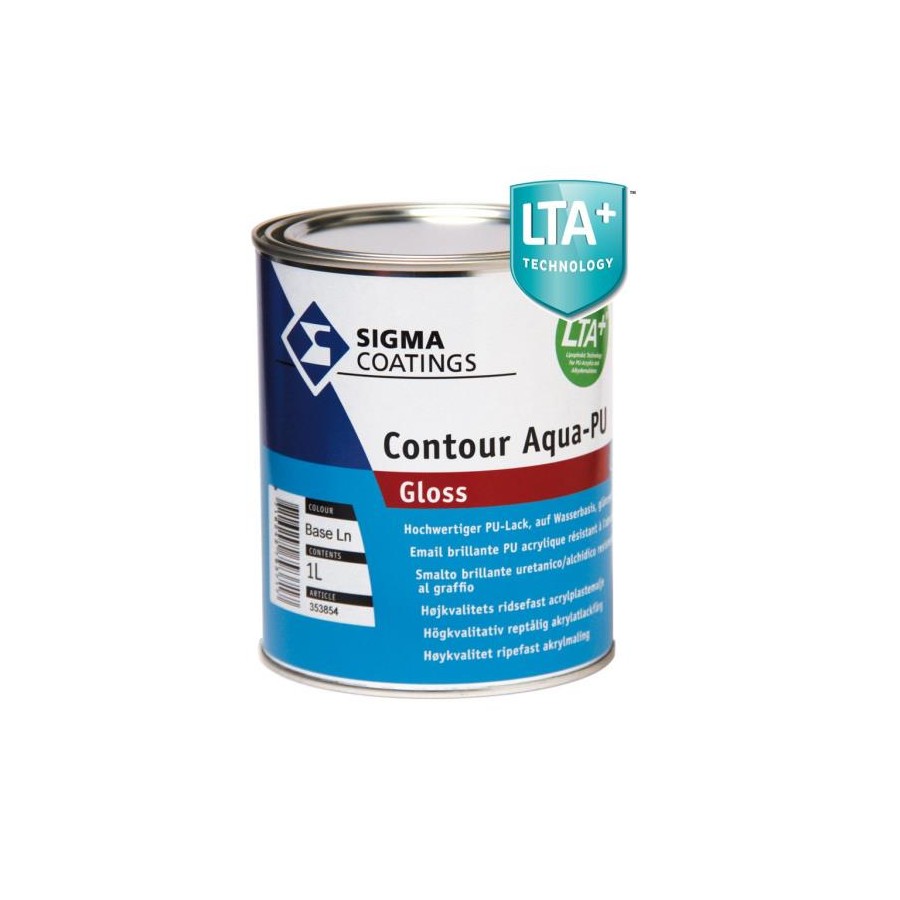 SIGMA CONTOUR AQUA PU GLOSS LT. 1 BIANCO