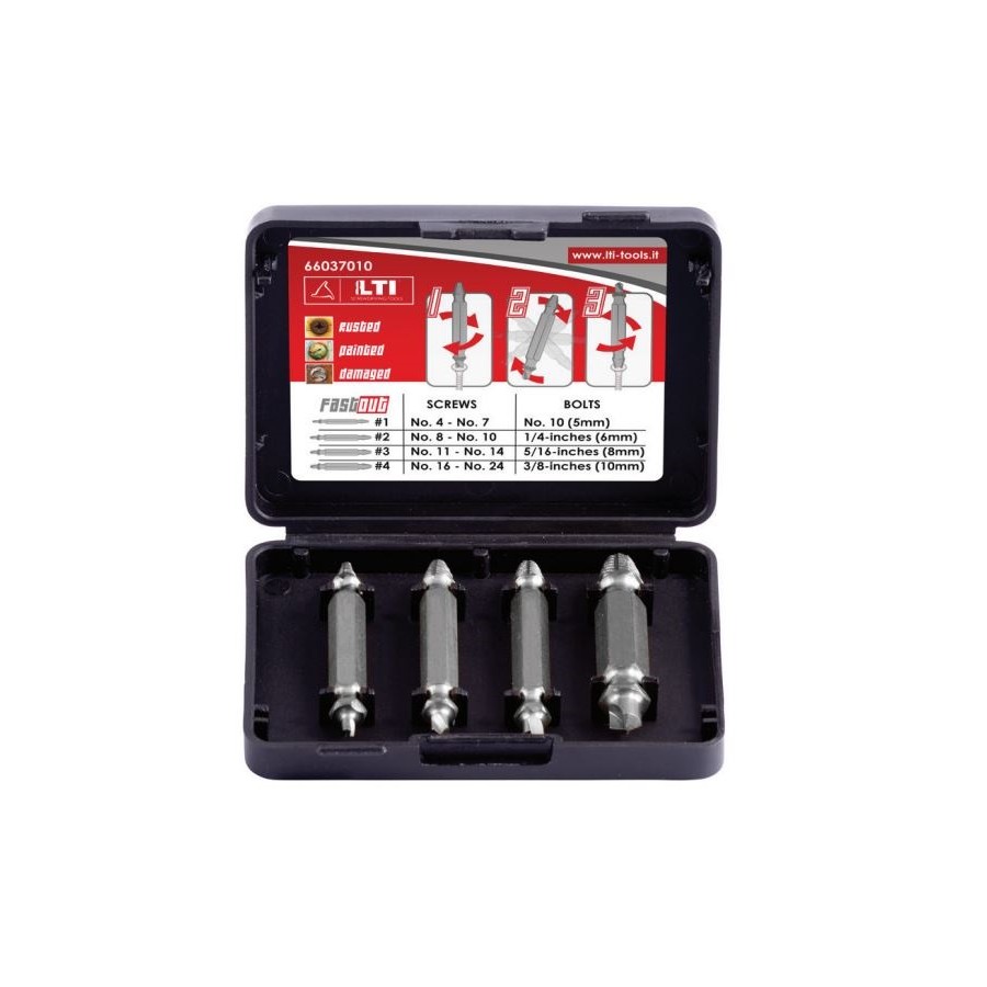 SET ESTRATTORI P/VITI GR.1-4 4PZ 66037010