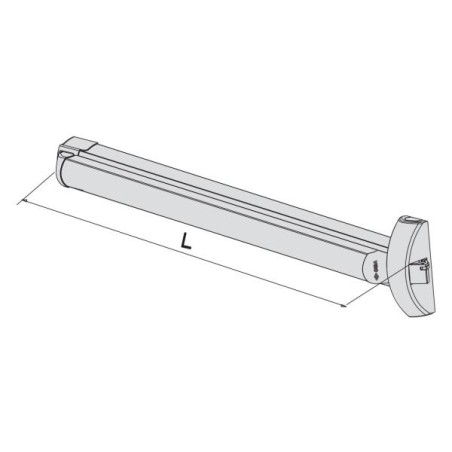 MANIGLIONE ANTIPANICO FAST TOUCH 59801.10.0.00