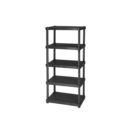 SCAFFALE PLASTICA  80*40 5 RIP. COMPLETO