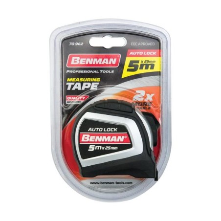 BENMAN FLESSOMETRO MT.8*25 MM 70963