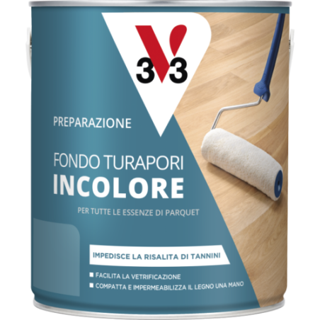 V33 FONDO TURAPORI PARQUET INCOLORE LT.0,75 057547