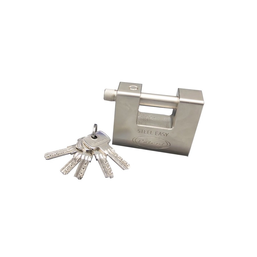 LUCCHETTO POTENT ACCIAIO MM.84 2960PC